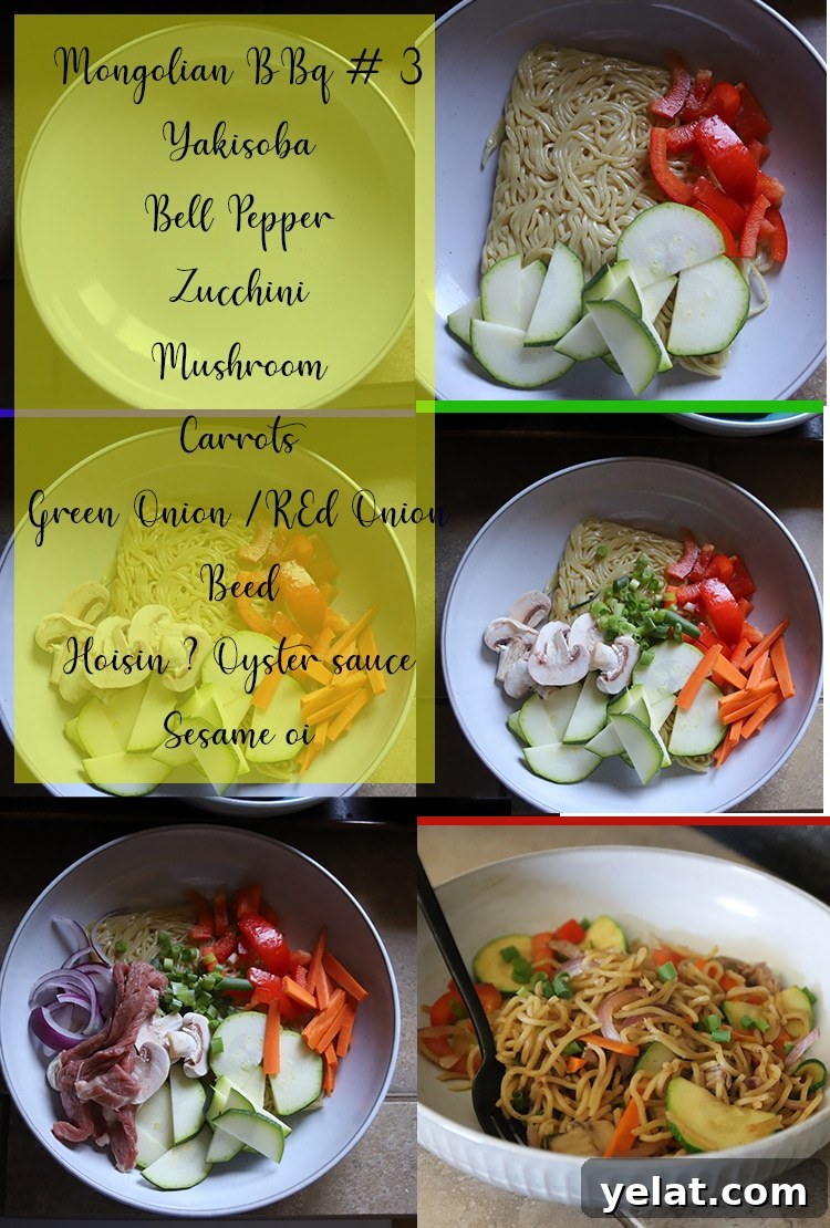 Mongolian BBQ at home.
