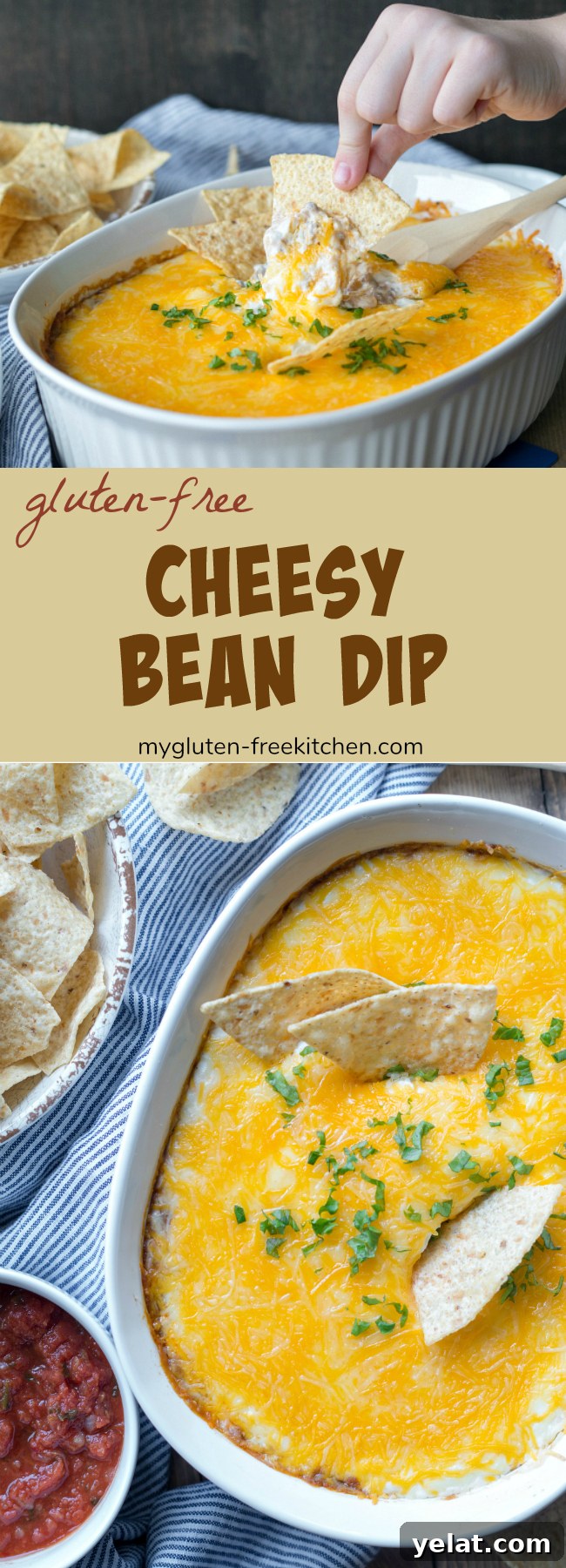 Cheesy Bean Dip (Gluten-Free) — Crowd-Pleasing Party Recipe 7 Gluten-free Cheesy Bean Dip recipe