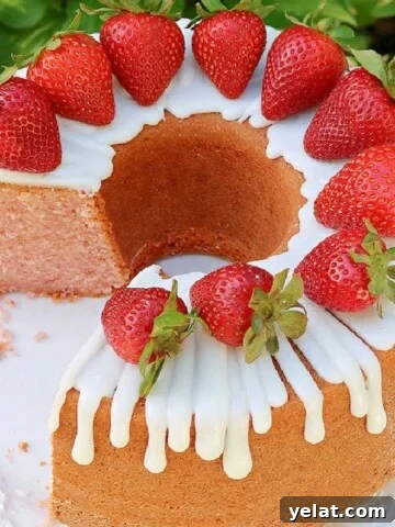 Strawberry Pound Cake