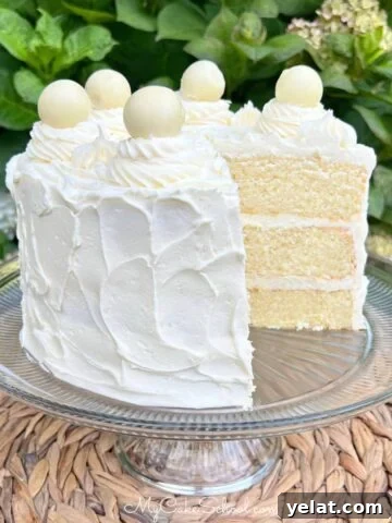 White Chocolate Velvet Cake