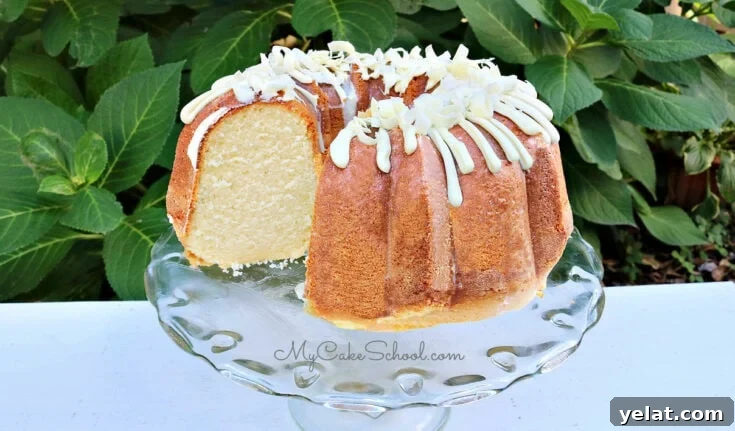 White Chocolate Pound Cake