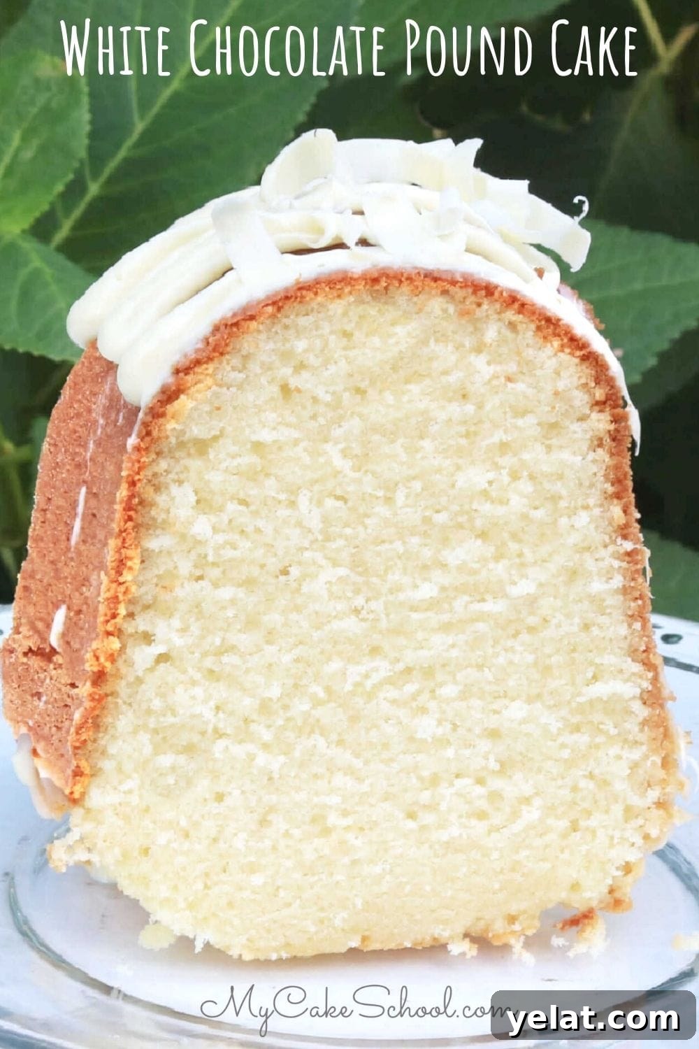 Delicious, moist White Chocolate Pound Cake! White Chocolate Pound Cake