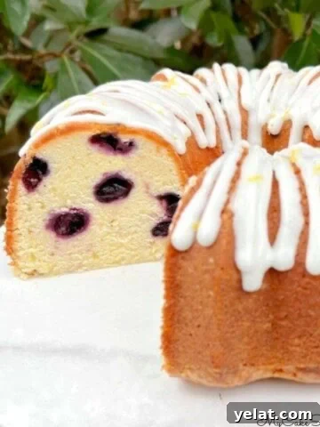 Lemon Blueberry Pound Cake