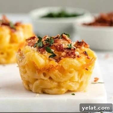 Baked Mac & Cheese Cups