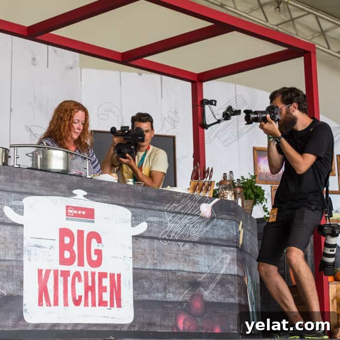 Neff Cookaholic Championship 2017: Winners, Recipes & Highlights 9 Jane Sarchet cooking on stage to win the Neff Cookaholic Championship