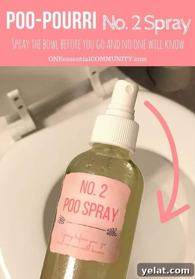 Make-Your-Own Before You Go Toilet Spray: Poo-Pourri Recipe 2 DIY "Before You Go" Poo-Pourri No. 2 Toilet Spray