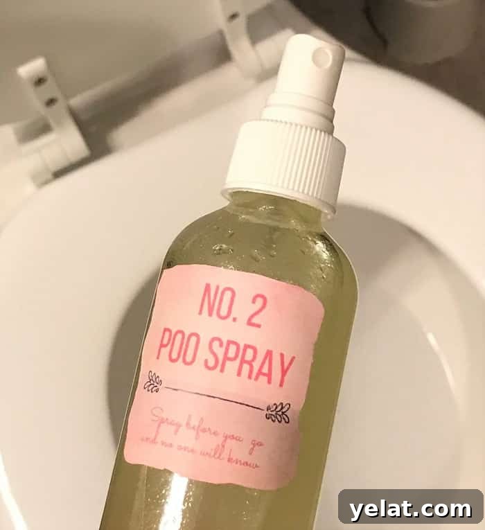 Make-Your-Own Before You Go Toilet Spray: Poo-Pourri Recipe 10 Using Poo-Pourri in the bathroom