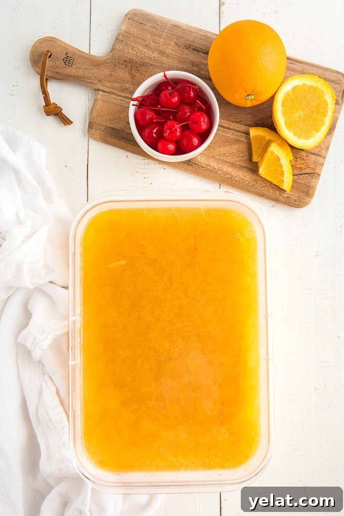 garnishes for brandy slush recipe