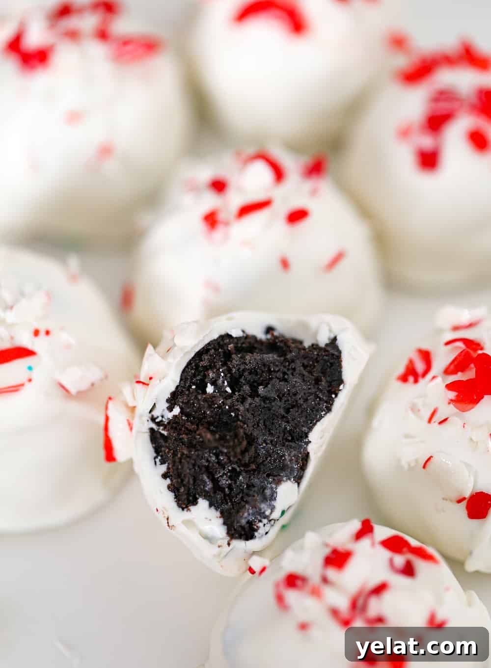 christmas candy truffles
