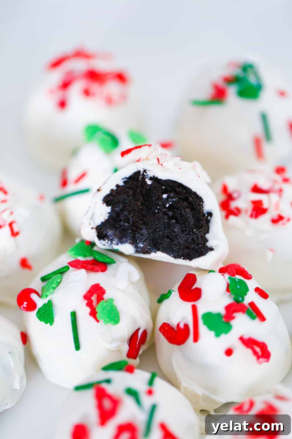 oreo peppermint truffles
