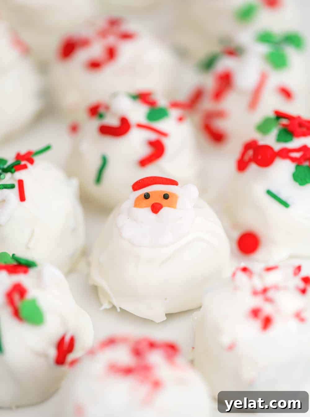 christmas candy truffles