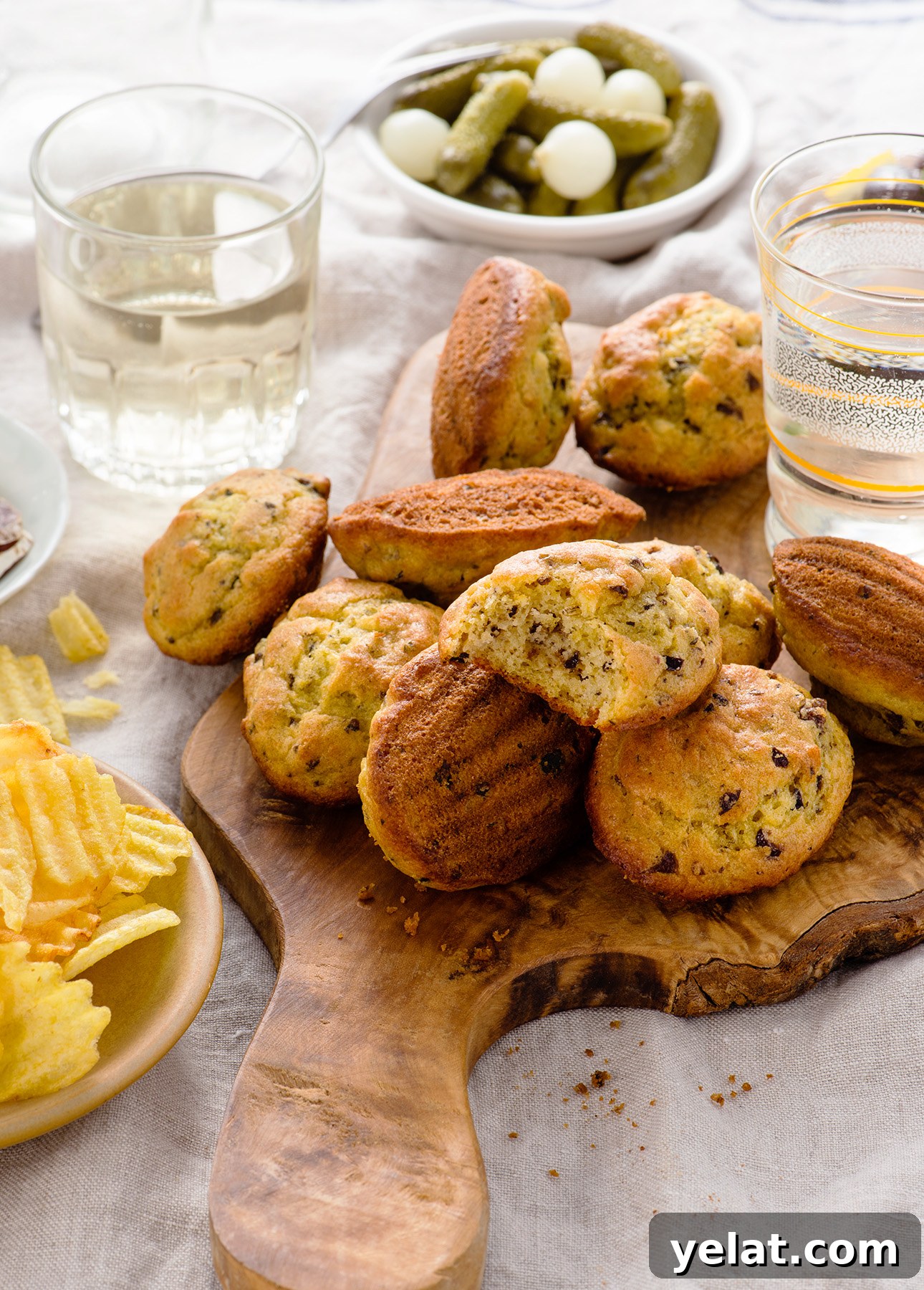 Savory Madeleines Recipe: Garlic, Herb, and Cheese Bites 3 Savory Madeleines // FoodNouveau.com