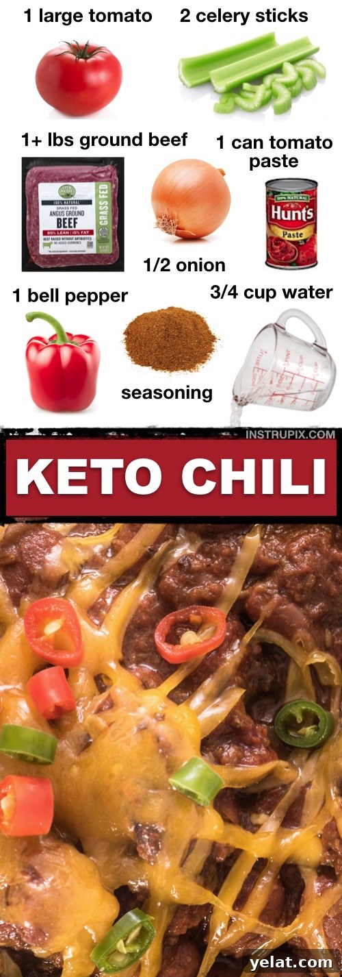 7 Flavorful Keto Soup Recipes That Don’t Taste Low-Carb 7 7 Easy Keto Soup Recipes (Low Carb & Healthy) | This Keto Chili Recipe is so easy and comforting! It's just as good leftover. It's made with ground beef and other simple ingredients. If you're looking for easy freezable keto dinner recipes, you've got to try these simple soup recipes!