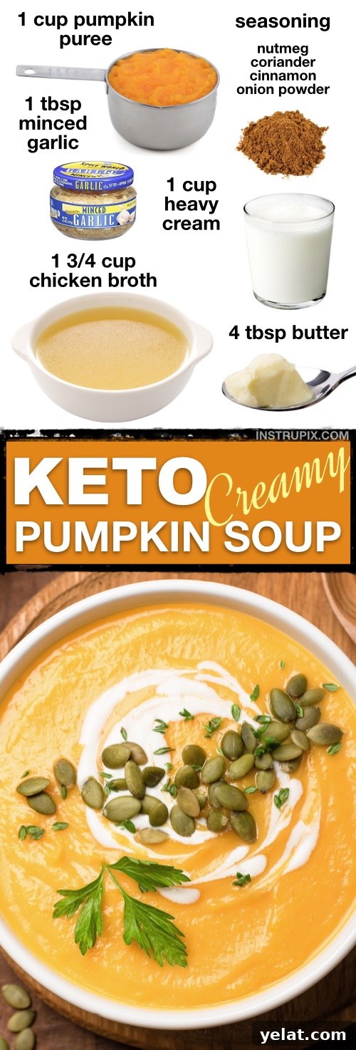 7 Flavorful Keto Soup Recipes That Don’t Taste Low-Carb 9 7 Easy Keto & Low Carb Soup Recipes | This creamy low carb pumpkin soup is ketogenic and so comforting! Delicious leftover too! It's perfect for the fall or winter when you're craving something warm and comforting, plus it made with just a few cheap ingredients.