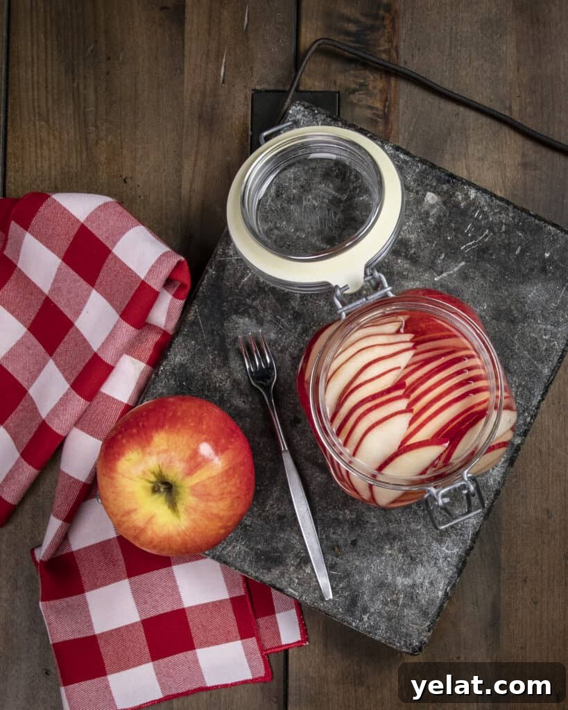 Quick Pickled Apples Recipe: Tangy Snack in 20 Minutes 6 img 2290 5