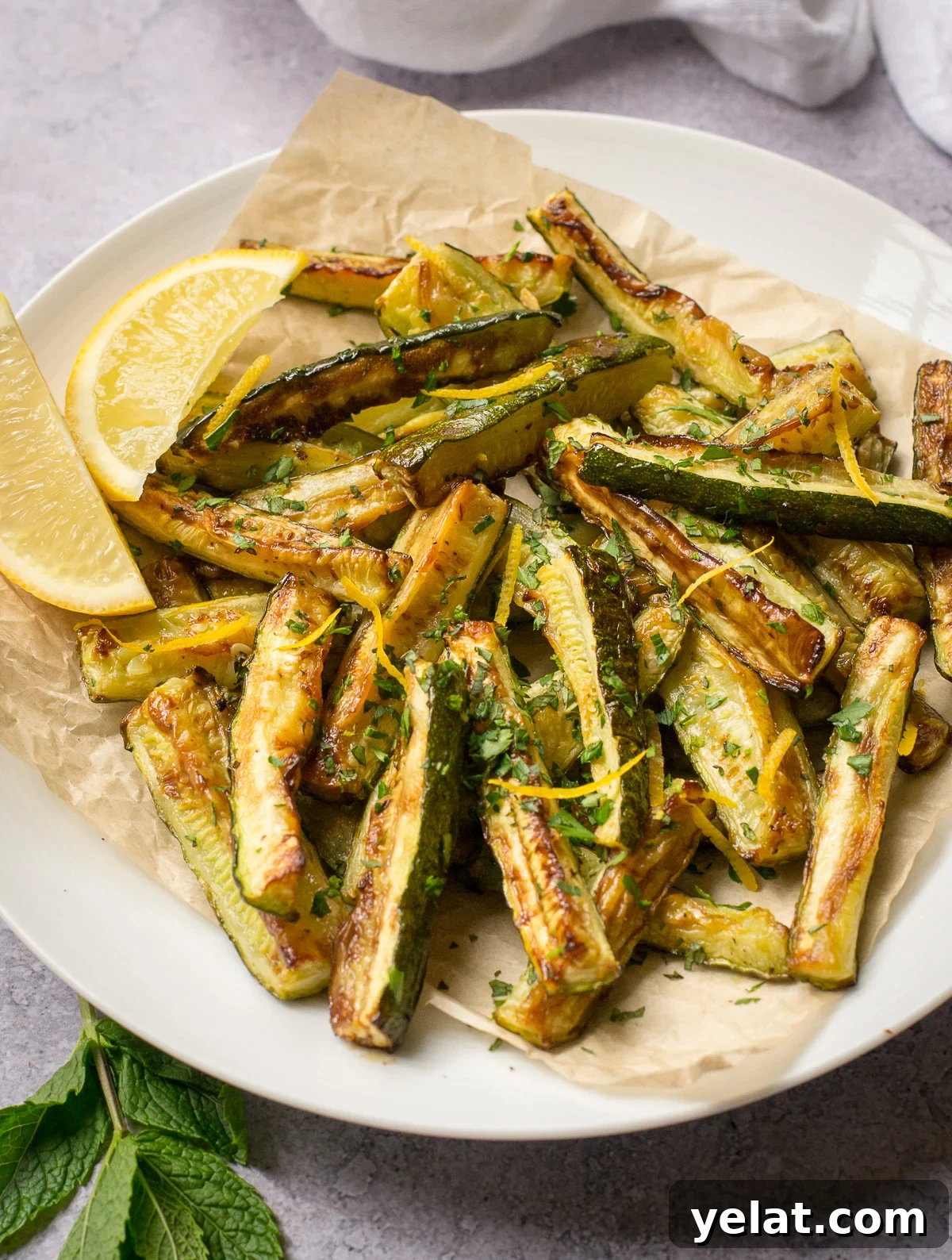 baked courgette wedges