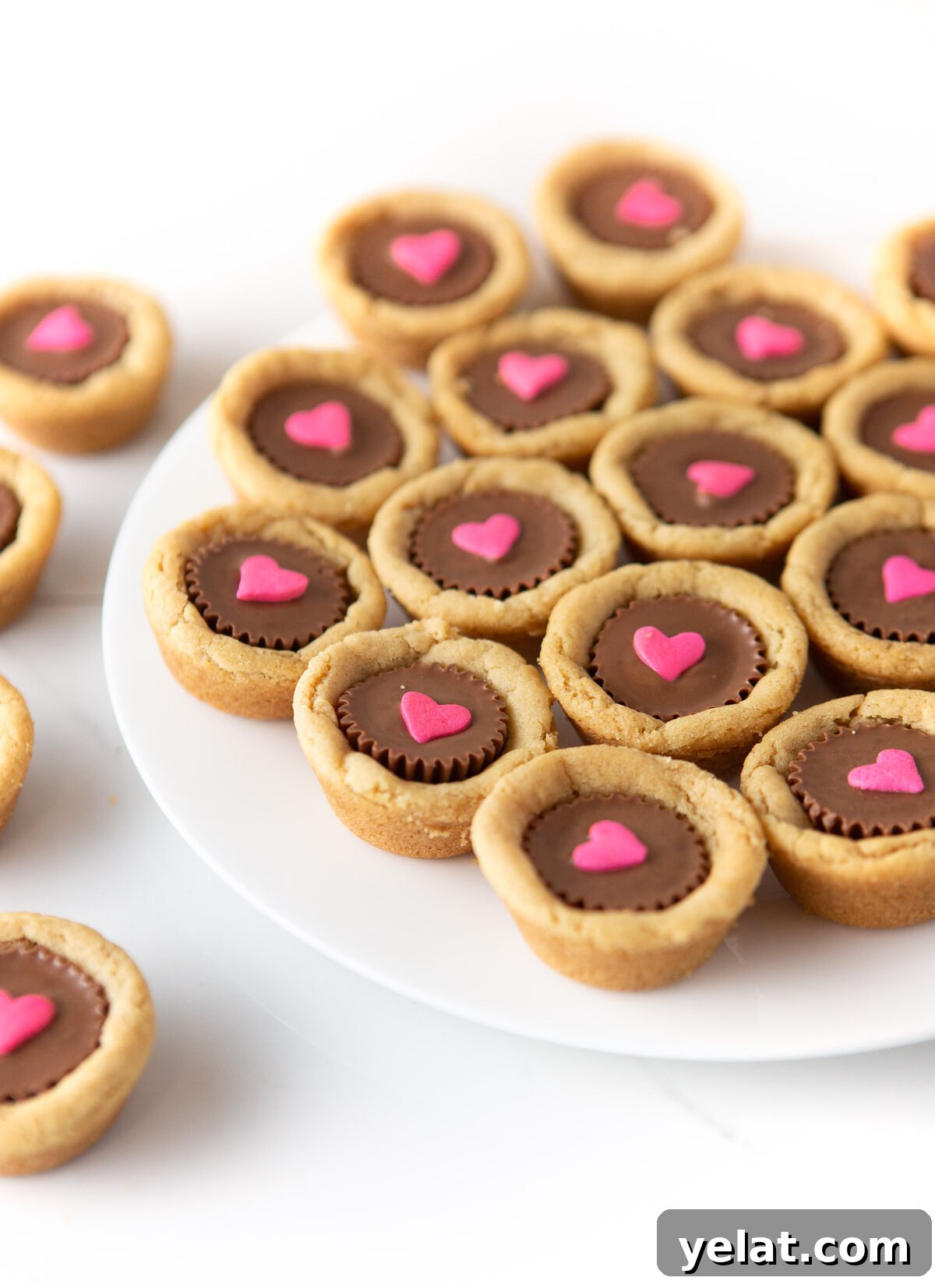 Reeses Peanut Butter Valentines Cookie Cups