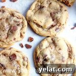 Chocolate chip Skor bar cookies