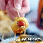 Caramelized pigs in a blanket