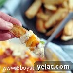 Hot loaded baked potato dip