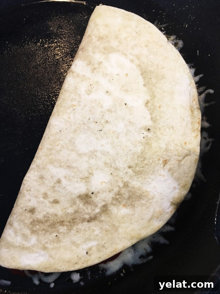 Pepperoni Pizza Quesadillas