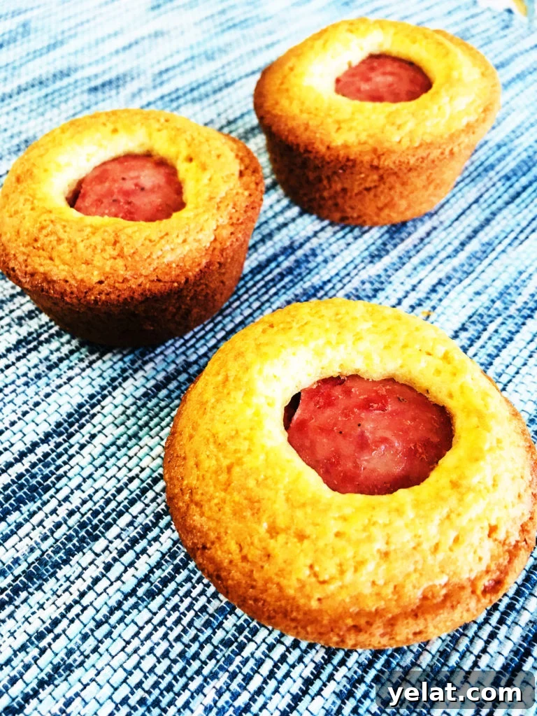 Turkey Sausage Corn Dog Muffins