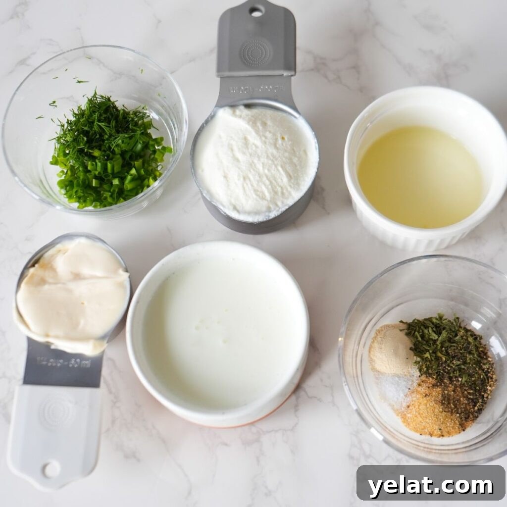 Creamy Buttermilk Ranch Dressing Recipe (Video Tutorial) 3 Ingredients for Homemade buttermilk ranch dressing.