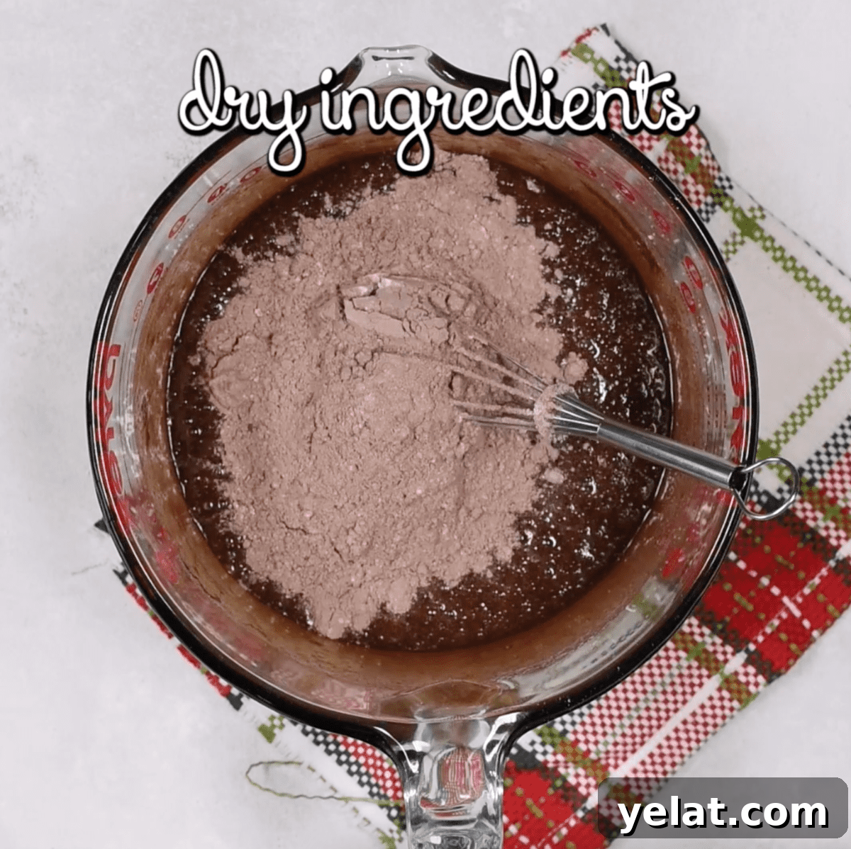 Chewy Chocolate Crinkle Cookies Recipe for Perfectly Soft Centers 6 adding dry ingredients to cookie dough