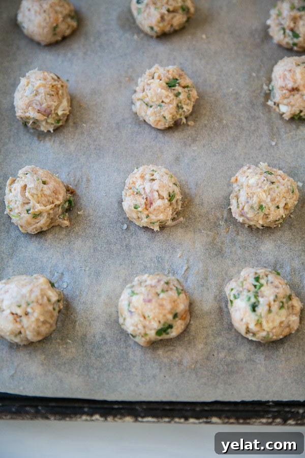 Sheet-pan turkey meatballs - easy weeknight dinner
