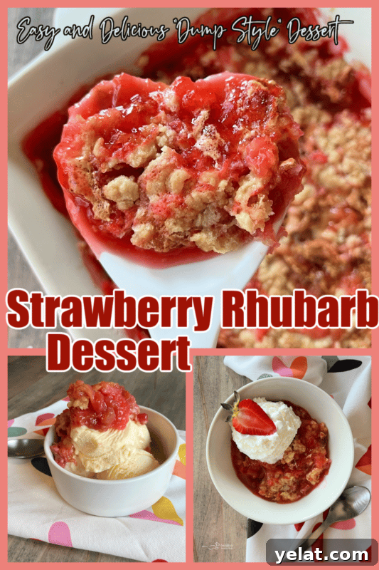 Strawberry Rhubarb Crisp with Buttery Oat Topping 7 Strawberry Rhubarb Dessert _ An Affair from the Heart