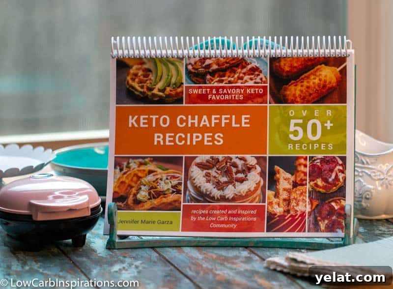 Pecan Pie Chaffle Cake: Low-Carb Keto Dessert Recipe 11 Keto Chaffle Recipe eBook Cookbook