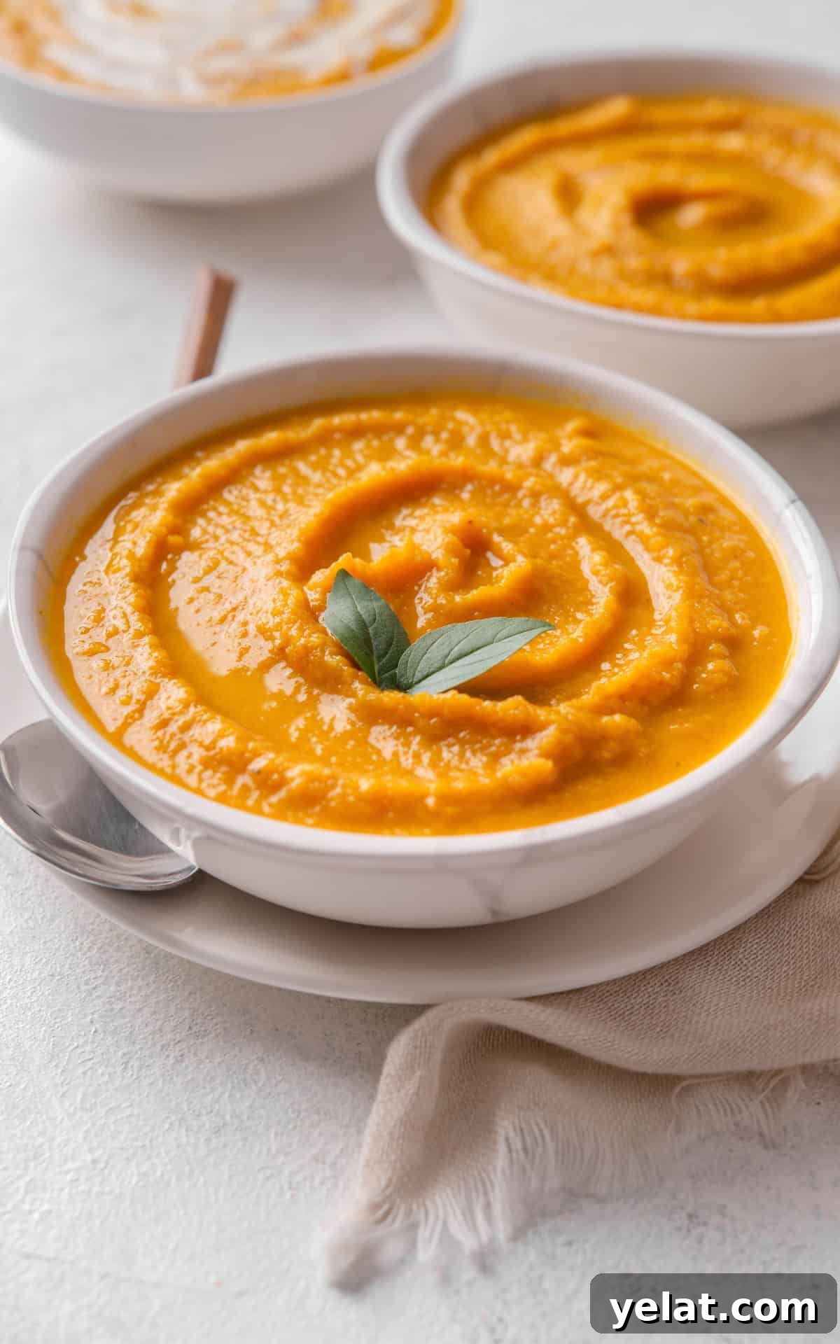Creamy Carrot and Parsnip Soup Recipe for Cozy Meals 8 soup with carrots and parsnip in a bowl.