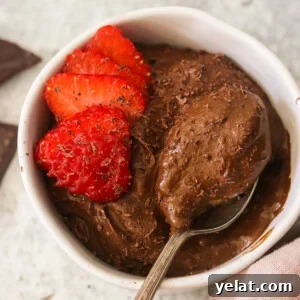 Creamy Avocado Chocolate Pudding Even Picky Eaters Love 7 a close up shot of sweet potato avocado chocolate pudding