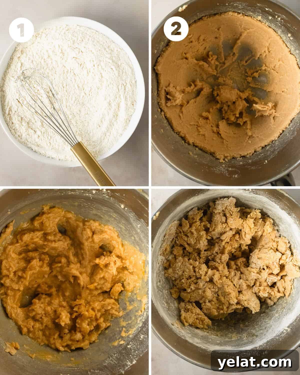 Cookies & Cream Sandwich Cookies: How to Make Oreo-Style Treats 4 In a mixing bowl whisk together the flour, baking soda, baking powder, cornstarch and salt until well combined. Set aside for now.
In the bowl of a stand mixer fitted with paddle attachment, cream together the room temperature butter, light brown sugar and granulated sugar on medium speed for 2 - 3 minutes or until the butter and sugars are well combined. On low, cream in the egg, egg yolk and vanilla extract until smooth and well combined. Mix the dry ingredients into the wet until just combined. Gently fold in the chopped cookie n cream chocolate bars and chopped Oreo cookies. Cover the cookie dough and transfer to the fridge to chill for about 30 minutes while the oven preheats.