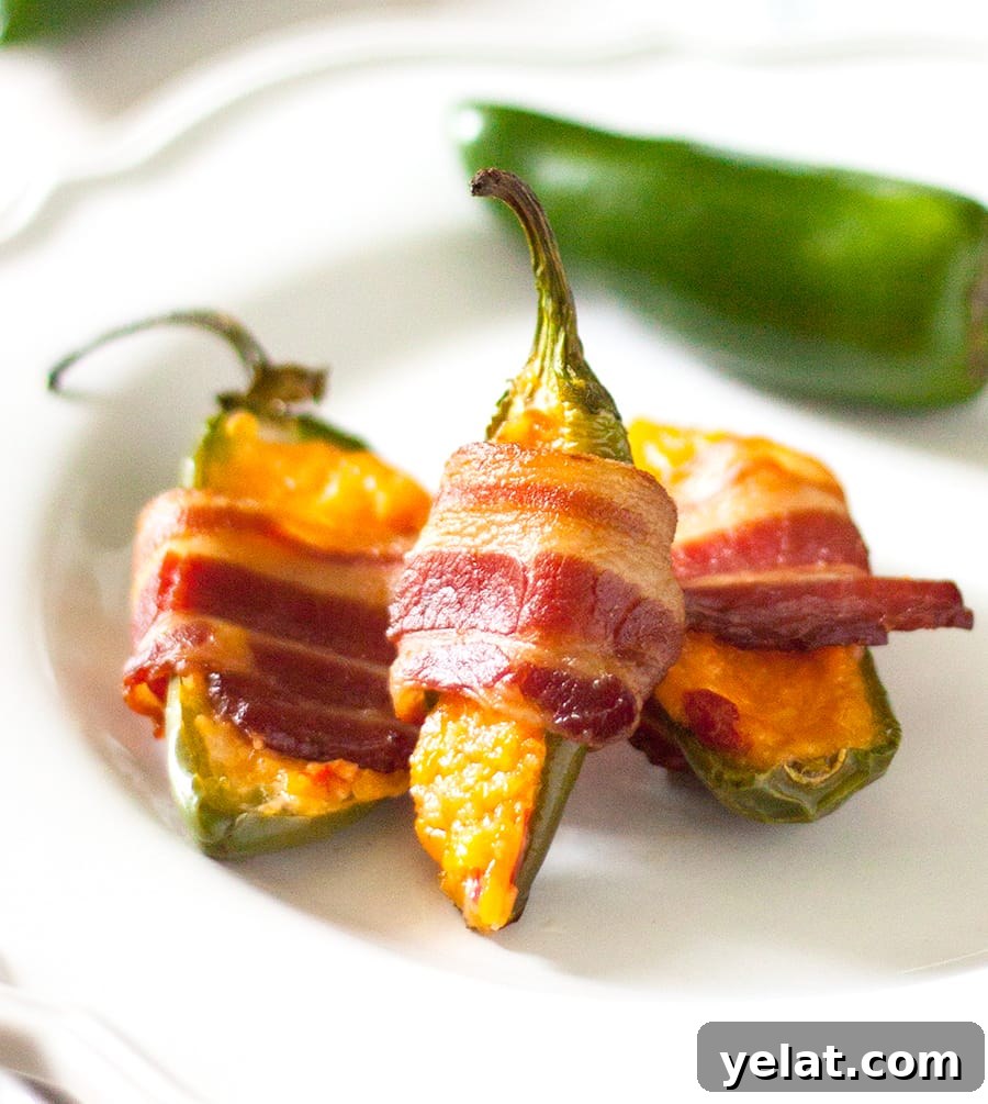 Bacon-Wrapped Pimento Cheese Stuffed Jalapeños Recipe 2 Bacon Wrapped Jalapenos