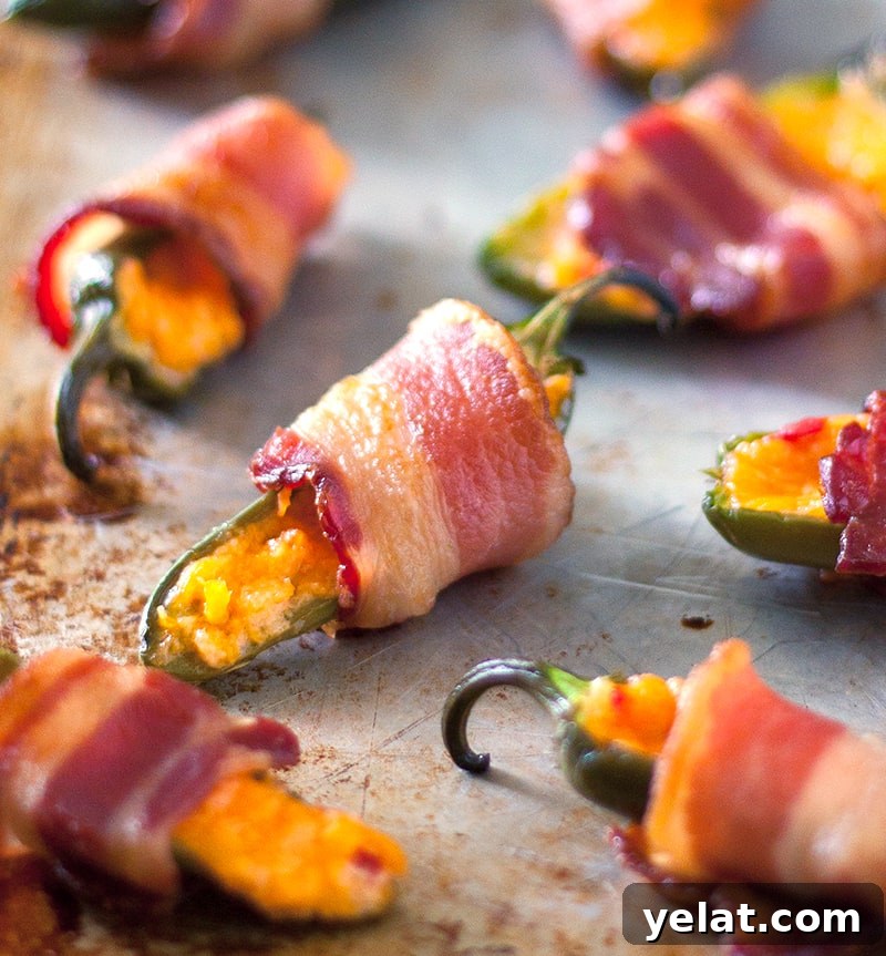 Bacon-Wrapped Pimento Cheese Stuffed Jalapeños Recipe 3 Bacon Wrapped Jalapenos