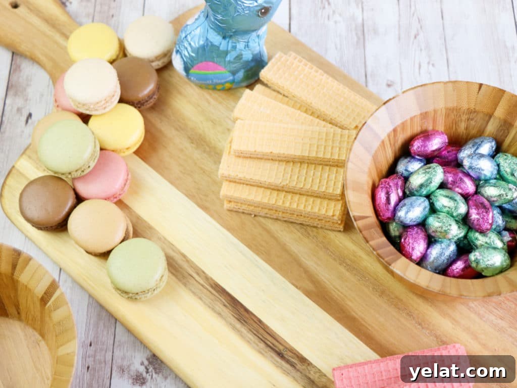 Easter Candy Charcuterie Board Ideas for Festive Spring Gatherings 4 arrange candy board