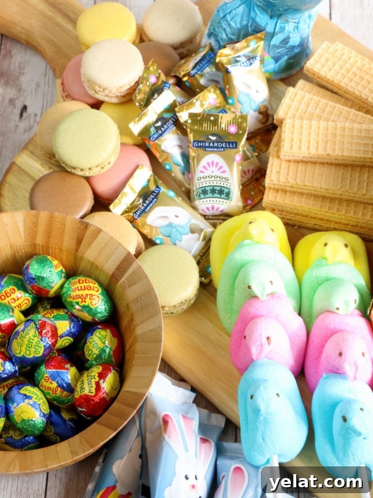 Easter Candy Charcuterie Board Ideas for Festive Spring Gatherings 6 Easter Candy Charcuterie Board close