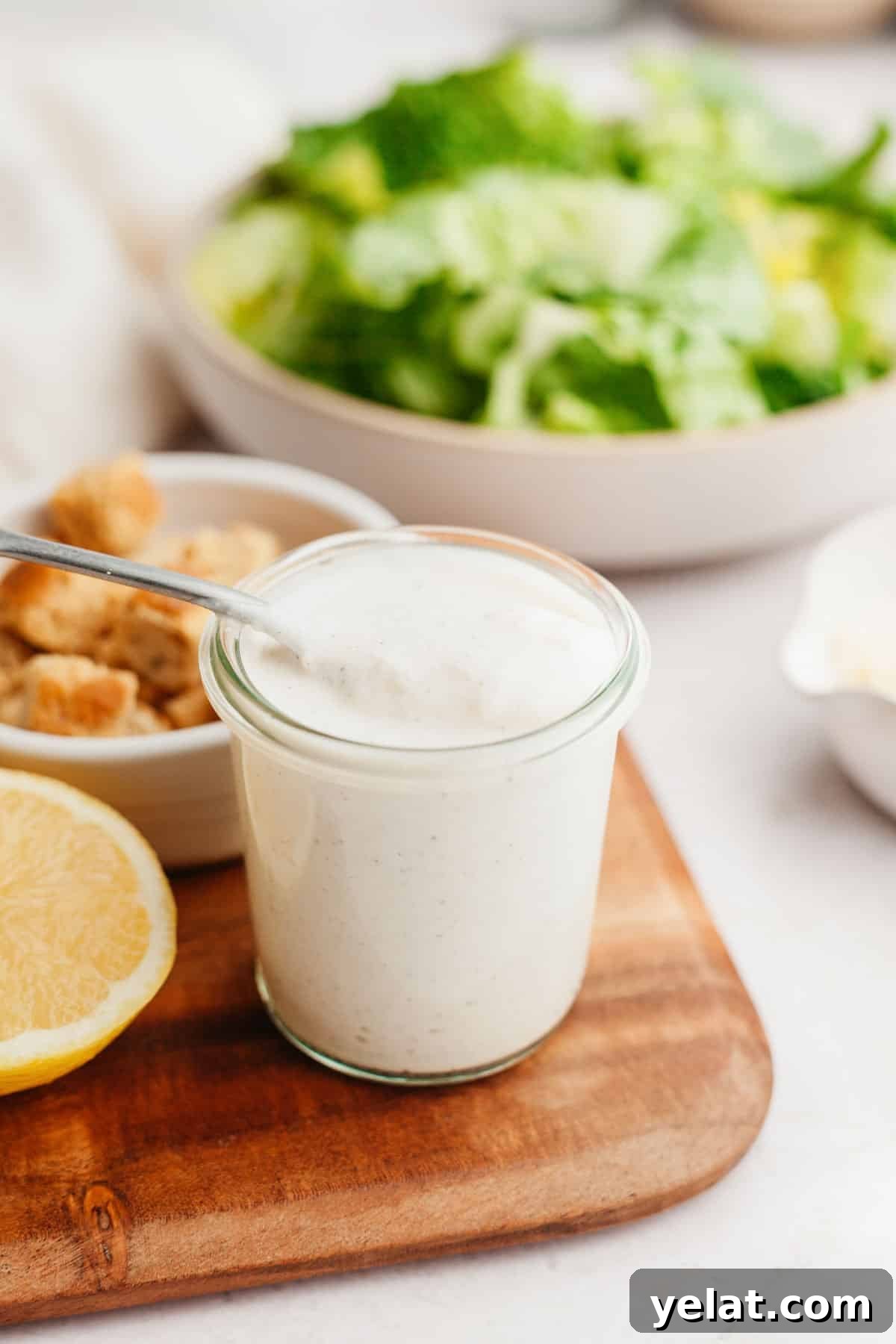 Creamy Anchovy-Free Caesar Dressing Recipe for Fresh Salads 4 img 34892 3