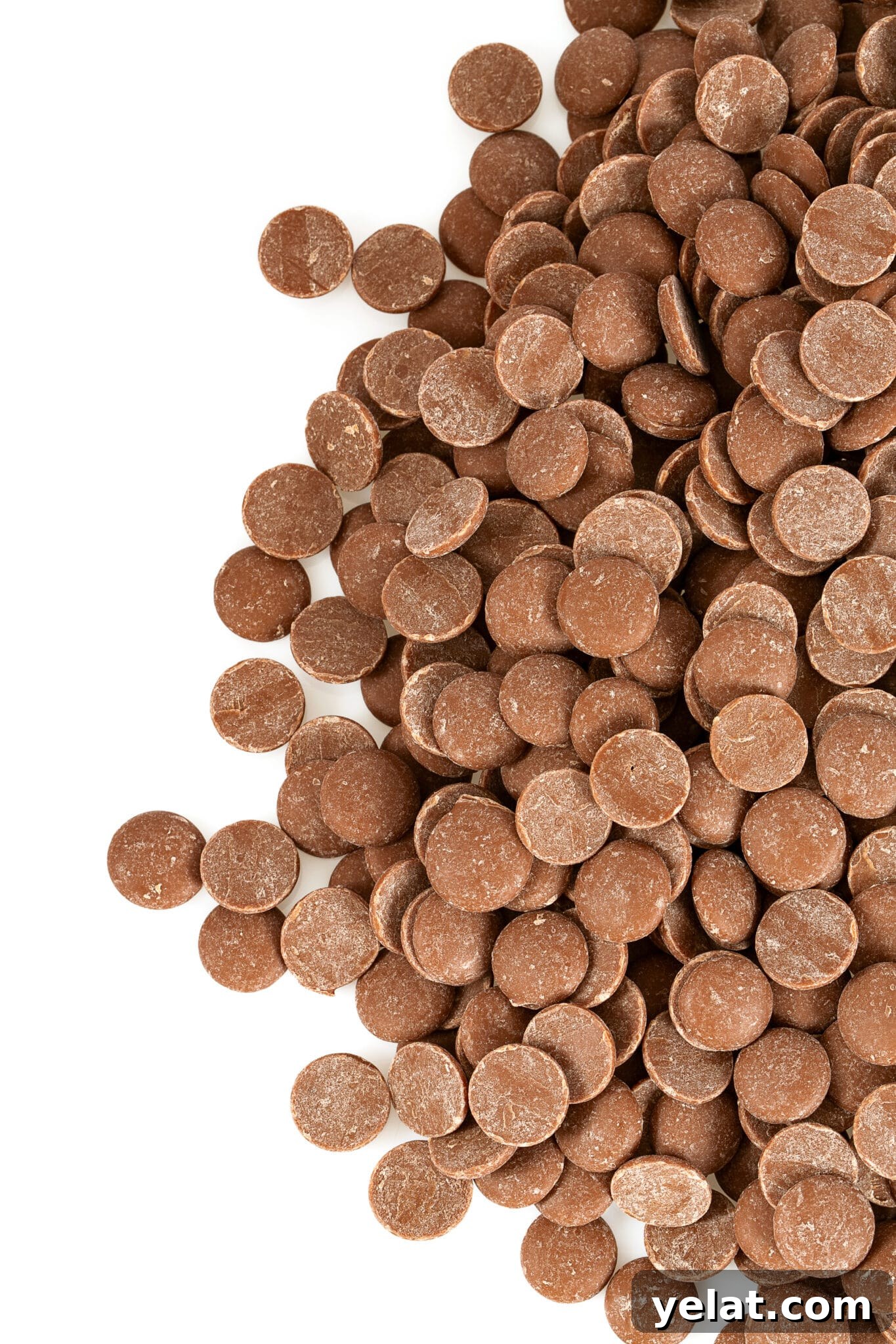 Low-Carb Pantry Essentials for Baking: Flour Substitutes & Staples 3 Closeup of a pile of sugar free chocolate chips.