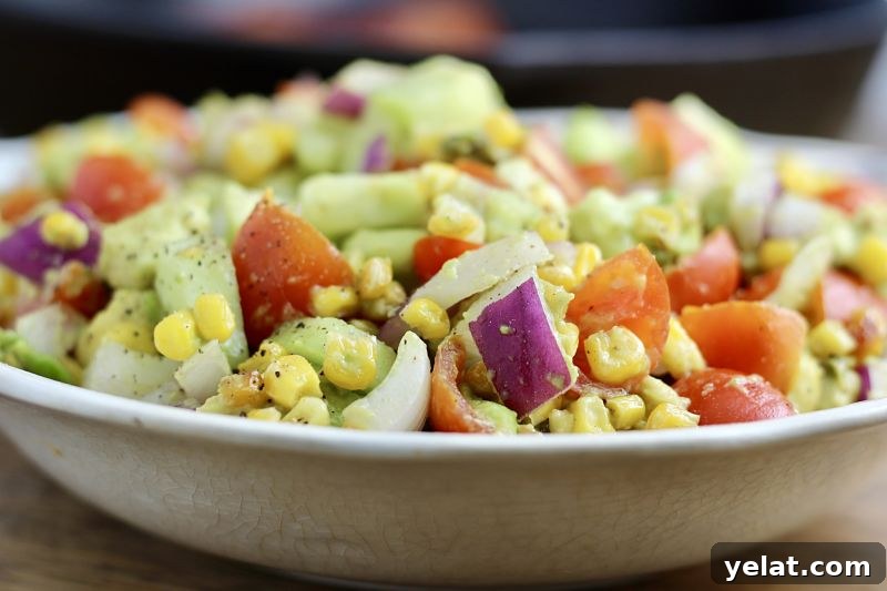 Grilled BBQ Chicken, Avocado & Tomato Summer Salad 4 avocado summer salad vegan