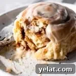 Cinnamon Rolls for Two: Small-Batch Recipe for Soft, Gooey Treats 12 1 small batch cinnamon roll in plate (1)
