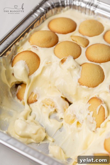 This Banana Pudding recipe is a no-bake dessert that is filled with creamy French pudding, sliced bananas, and vanilla wafers.