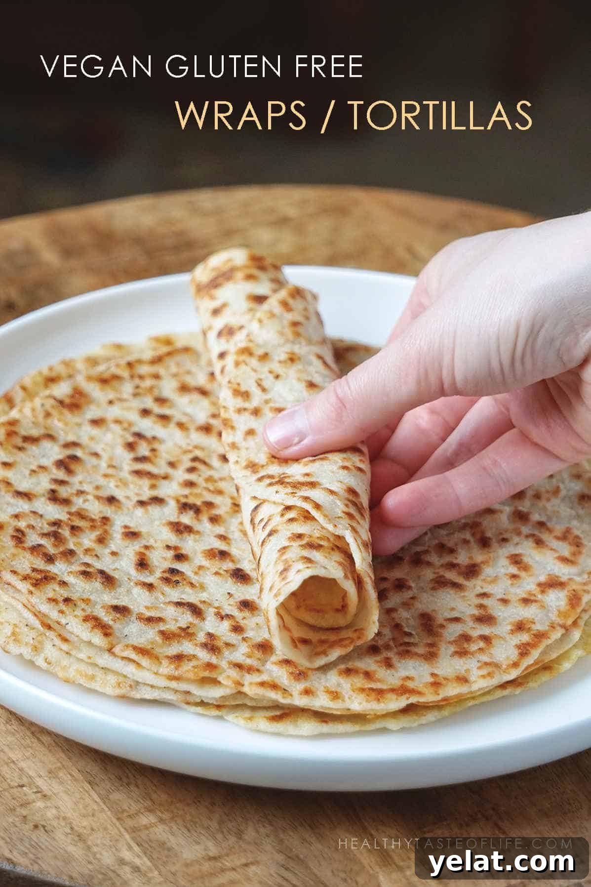 Savory Gluten- and Dairy-Free Breakfast Ideas Without Sugar 7 The best gluten free tortillas recipe — very thin, soft, chewy and flexible vegan gluten free tortilla wraps.