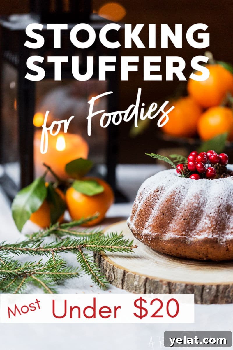 Stocking Stuffers for Foodies | A Reinvented Mom #foodiegifts