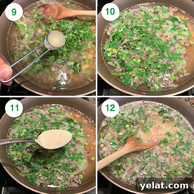 step by step pictures of making sooji-rava upma 
