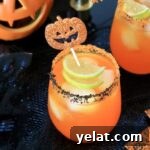 Spooky Orange Fizz Halloween Cocktail with Vodka 11 easy orange halloween party drinks with vodka
