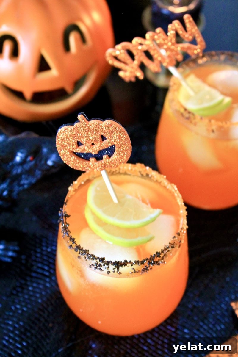 Spooky Orange Fizz Halloween Cocktail with Vodka 5 easy halloween vodka drinks