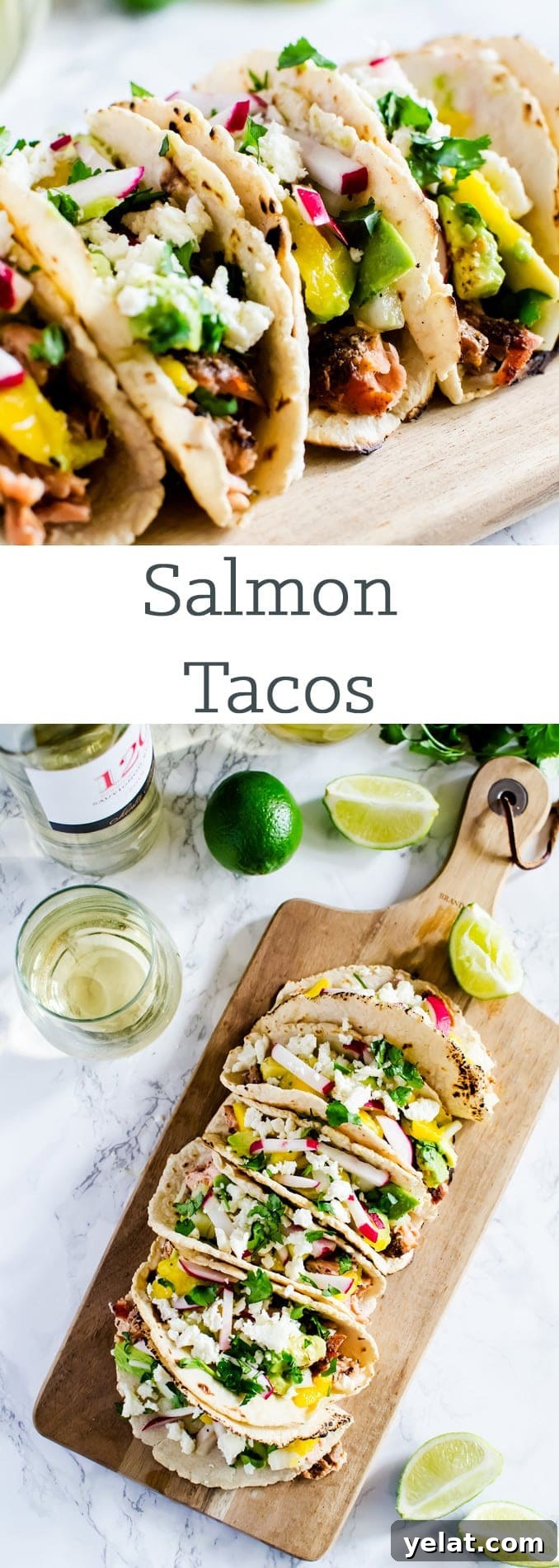 Grilled Salmon Tacos with Avocado Mango Salsa Recipe 8 Get your summer on with these grilled salmon tacos with mango avocado salsa
