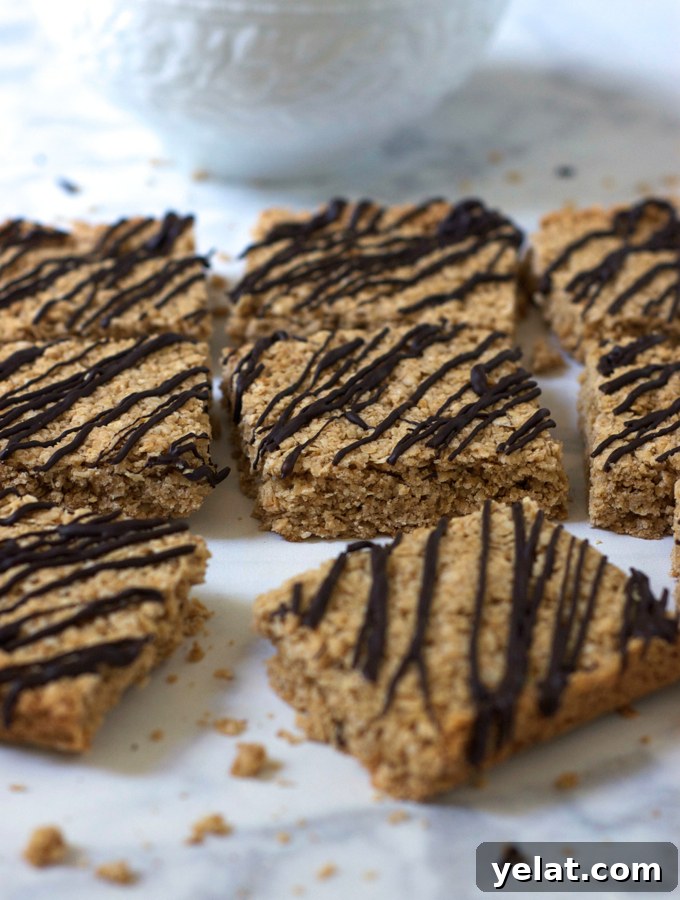 Crunchy Maple Peanut Butter Granola Bars with Chocolate Drizzle 3 Crunchy Maple Peanut Butter Granola Bars with Chocolate Drizzle